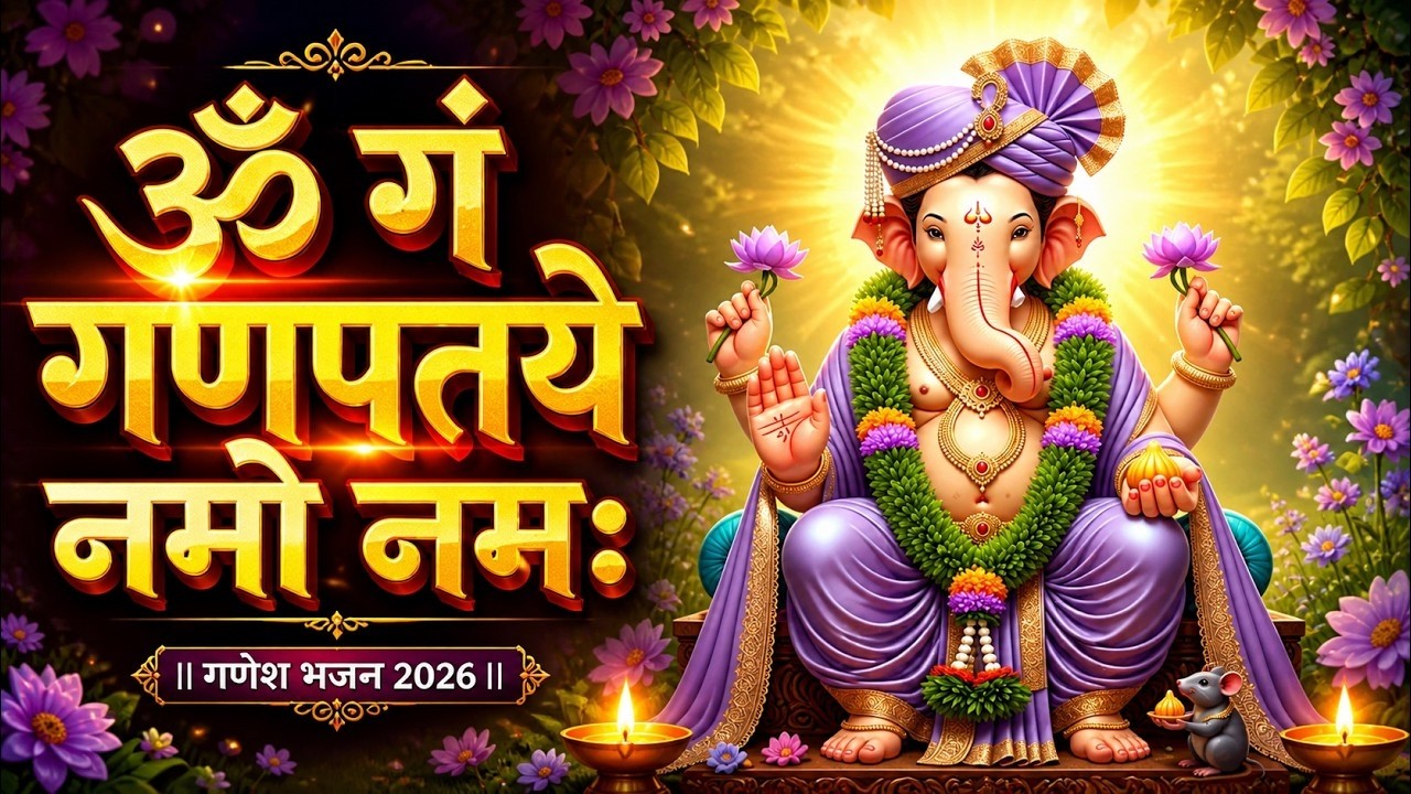 #Ganesh Mantra 108 Times - Om Gan Ganpataye Namo Namah | गणेश मंत्र - ओम गण गणपते नमो नमः