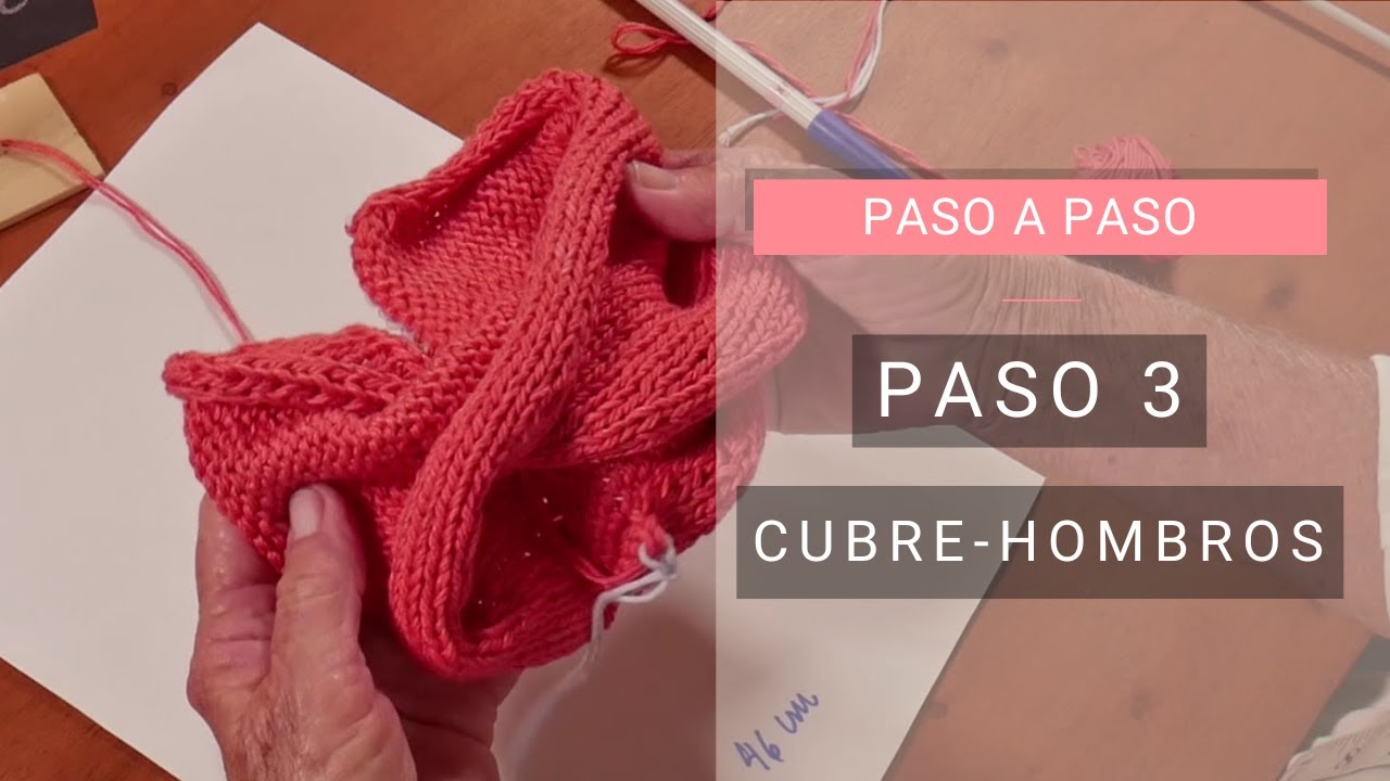 Como tejer Cubre hombro paso3 👌Tejiendo Prendas fácil y bien | Lucila