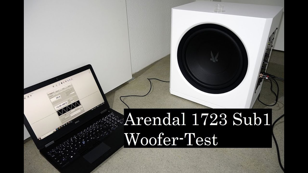 Arendal 1723 Subwoofer 1  - Woofer-Test