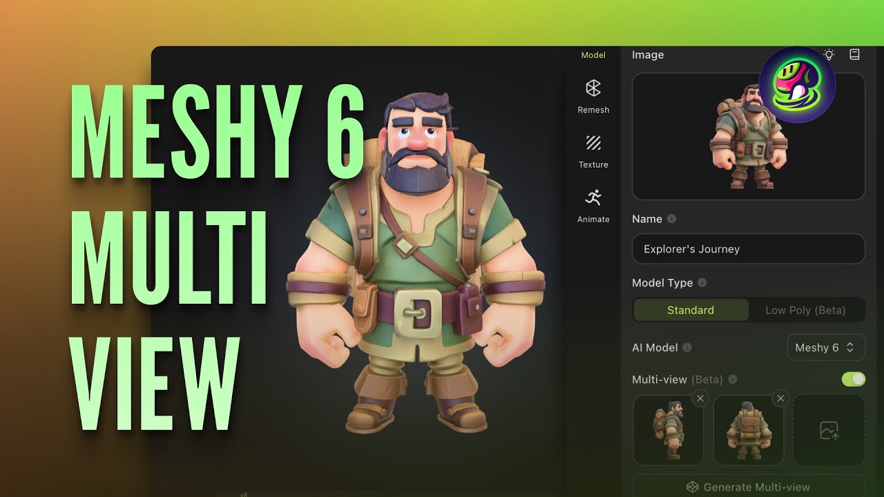 Multi Image to 3D is Now Enhanced: Transform Your Multi-View Design into a 3D Model!