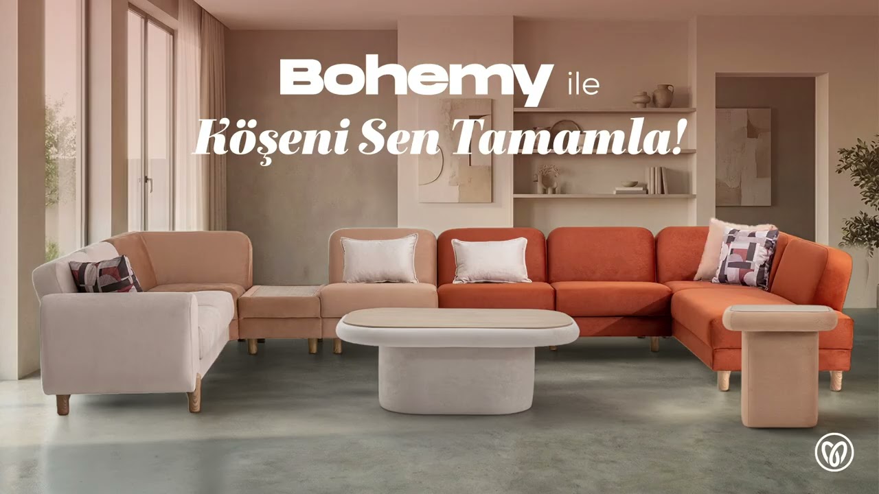 Bohemy Modüler ile köşeni sen tamamla. 🛋️