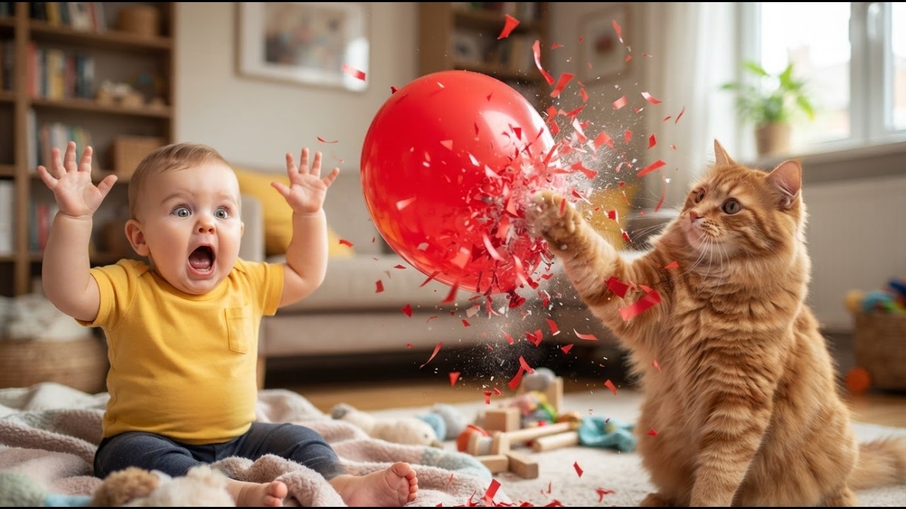 Funny Baby Moments with Cat & Dog 🐶👶 Non Stop Baby Laughing & Giggles Funny Dog & Baby