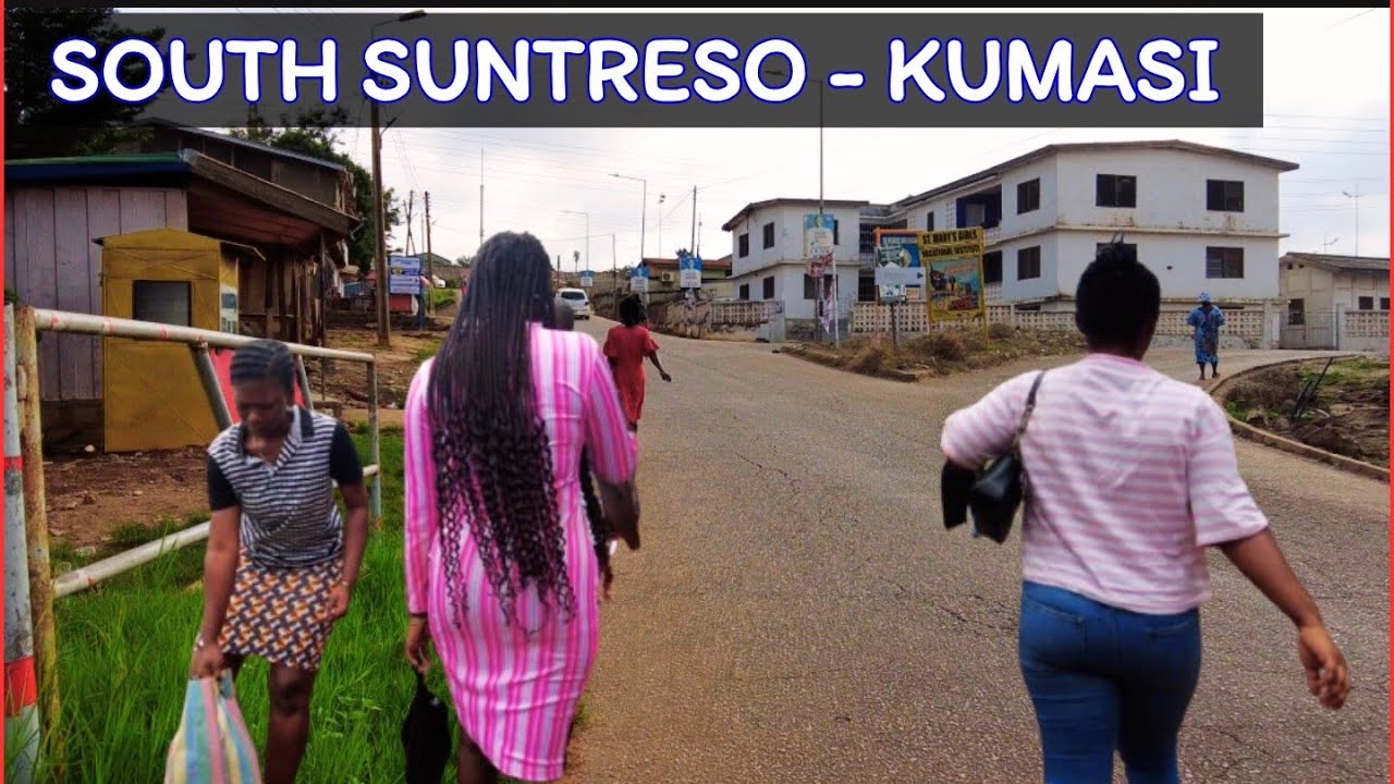 Exploring South Suntreso | Beautiful Kumasi Suburb in Ghana, West Africa 🌍