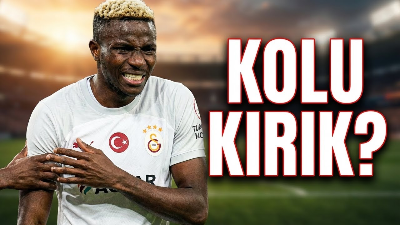 #LIVvGS Bu kol kırık. Osimhen yine iyi dayanıyor.