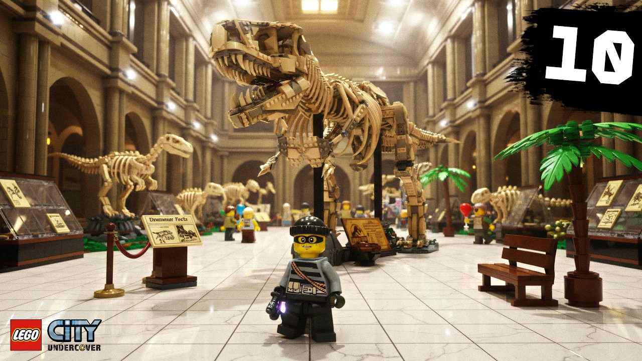 Проникаю в музей за скелетом T-Rex 🦖 | LEGO City Undercover українською | Частина 10