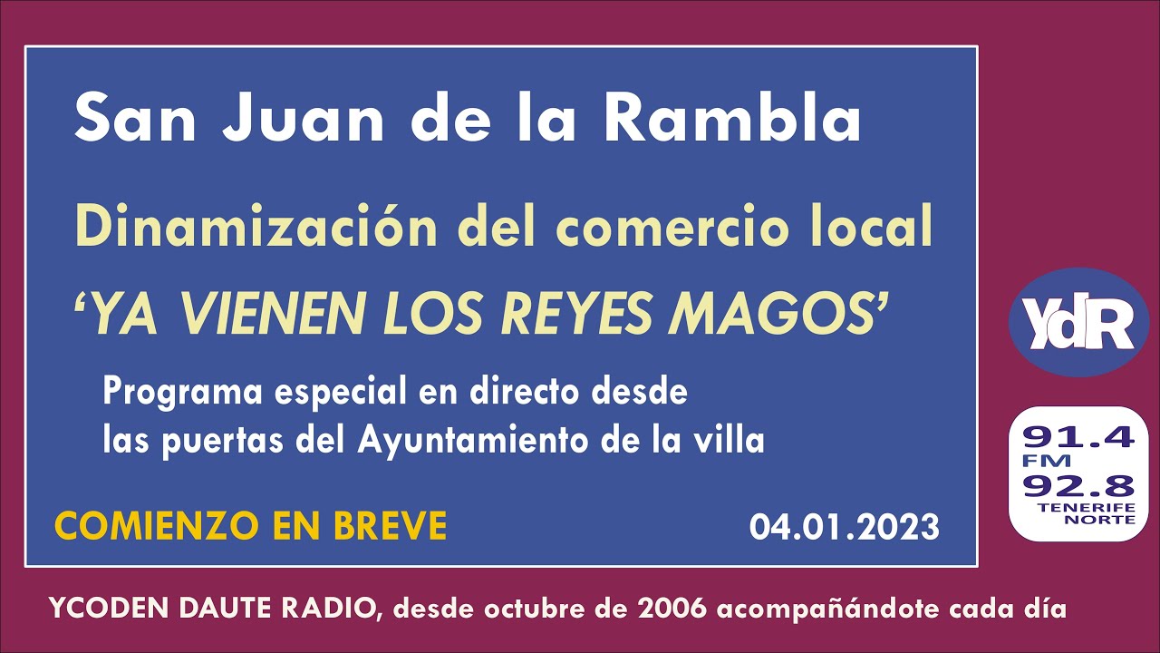 04.01.2023 / Programa especial. Comercio local en San Juan de la Rambla