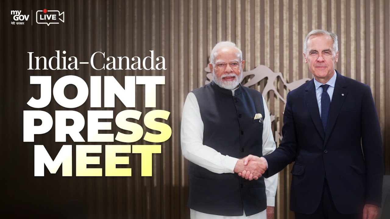 LIVE: PM Modi, PM Carney of Canada attend joint press meet at Hyderabad House, New Delhi