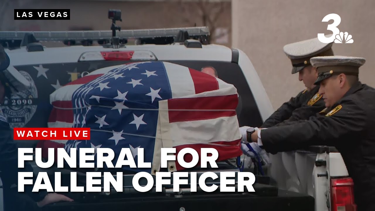 Procession and funeral for fallen North Las Vegas Officer Jason Roscow