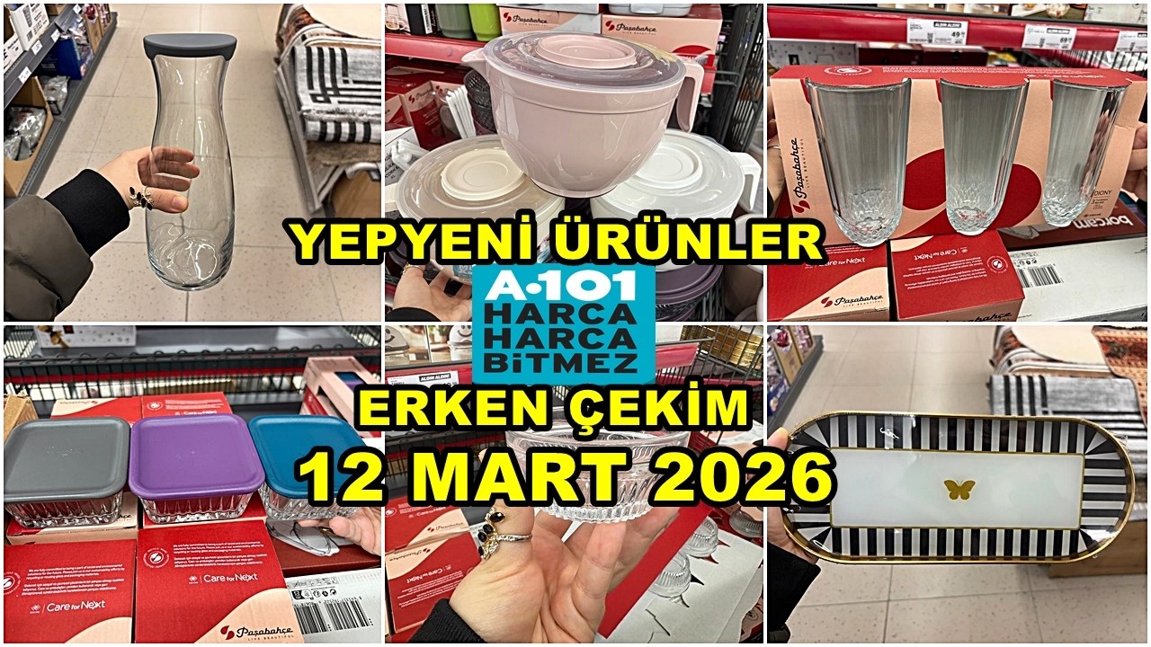 A101’E YENİ GELDİ💃/ERKEN ÇEKİM 12 MART 2026💃İLK BİZ GÖSTERİYORUZ/İLK SEN GÖR🔥A101 BU HAFTA COŞUYOR