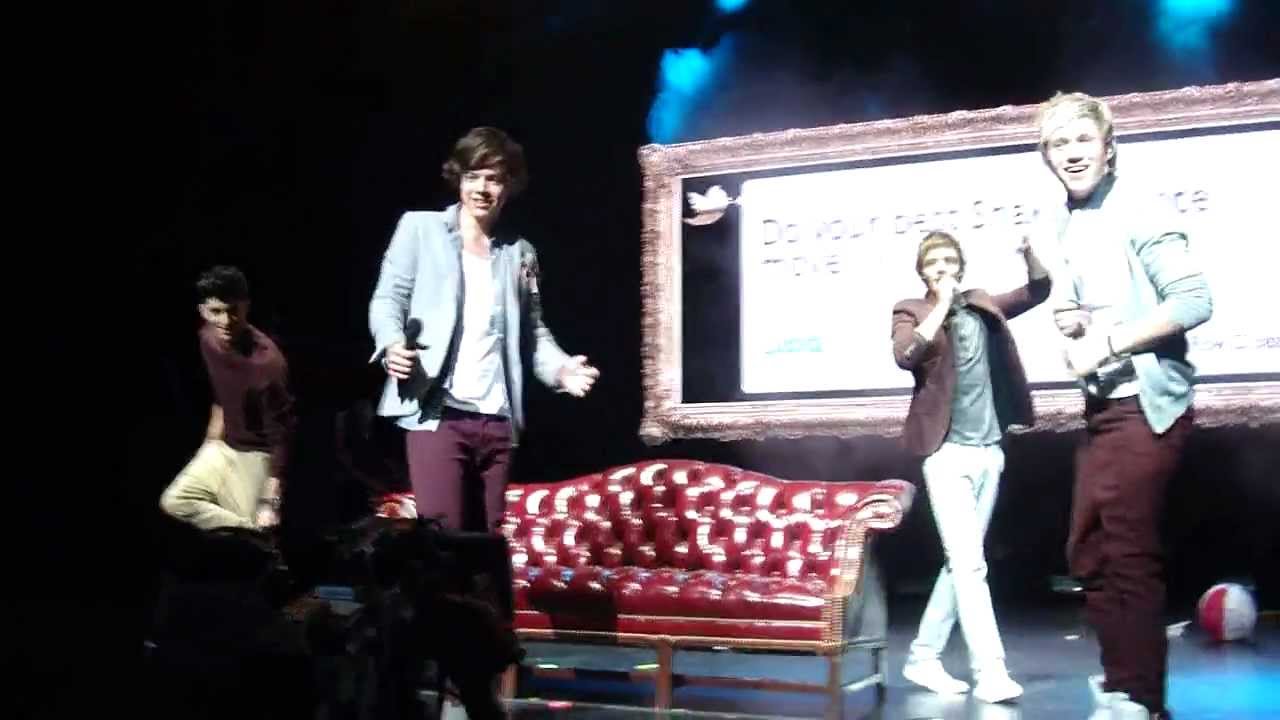 Twitter Questions Niall Dancing Rapping One Direction live in LA june 16 2012