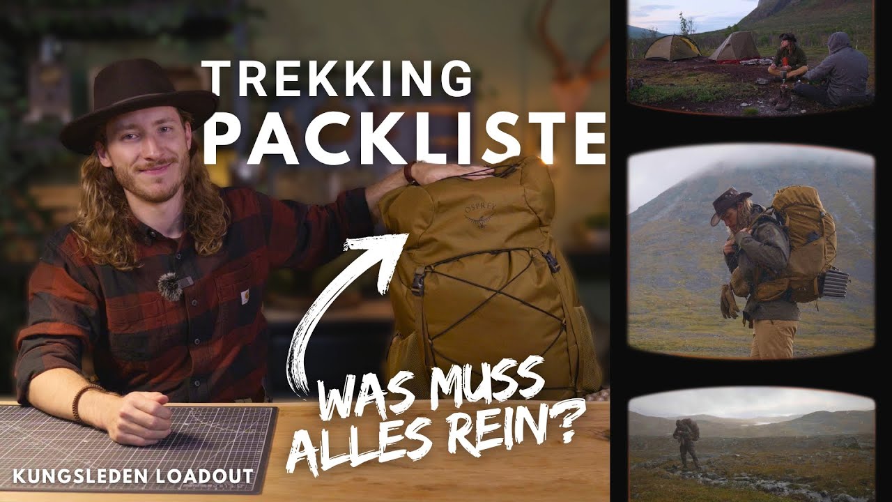 Alles was du für Wanderungen in der Wildnis wirklich brauchst | Kungsleden Packliste Loadout