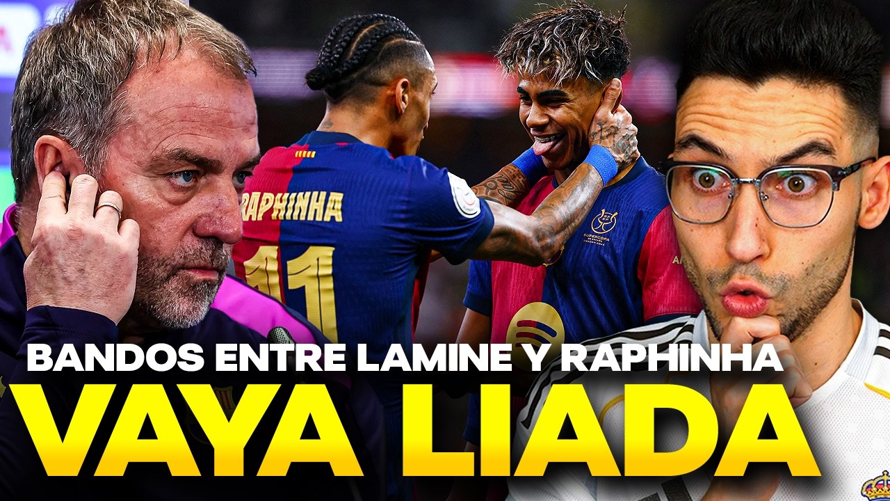 POLÉMICA en el BARÇA | FLICK coloca a RAPHINHA por ENCIMA de LAMINE y DESATA el DEBATE