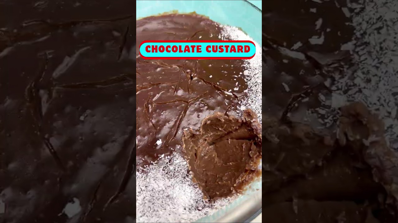 Viral 5-Minute 🍫 Chocolate Custard Recipe 🍮 Better than Nutella?
