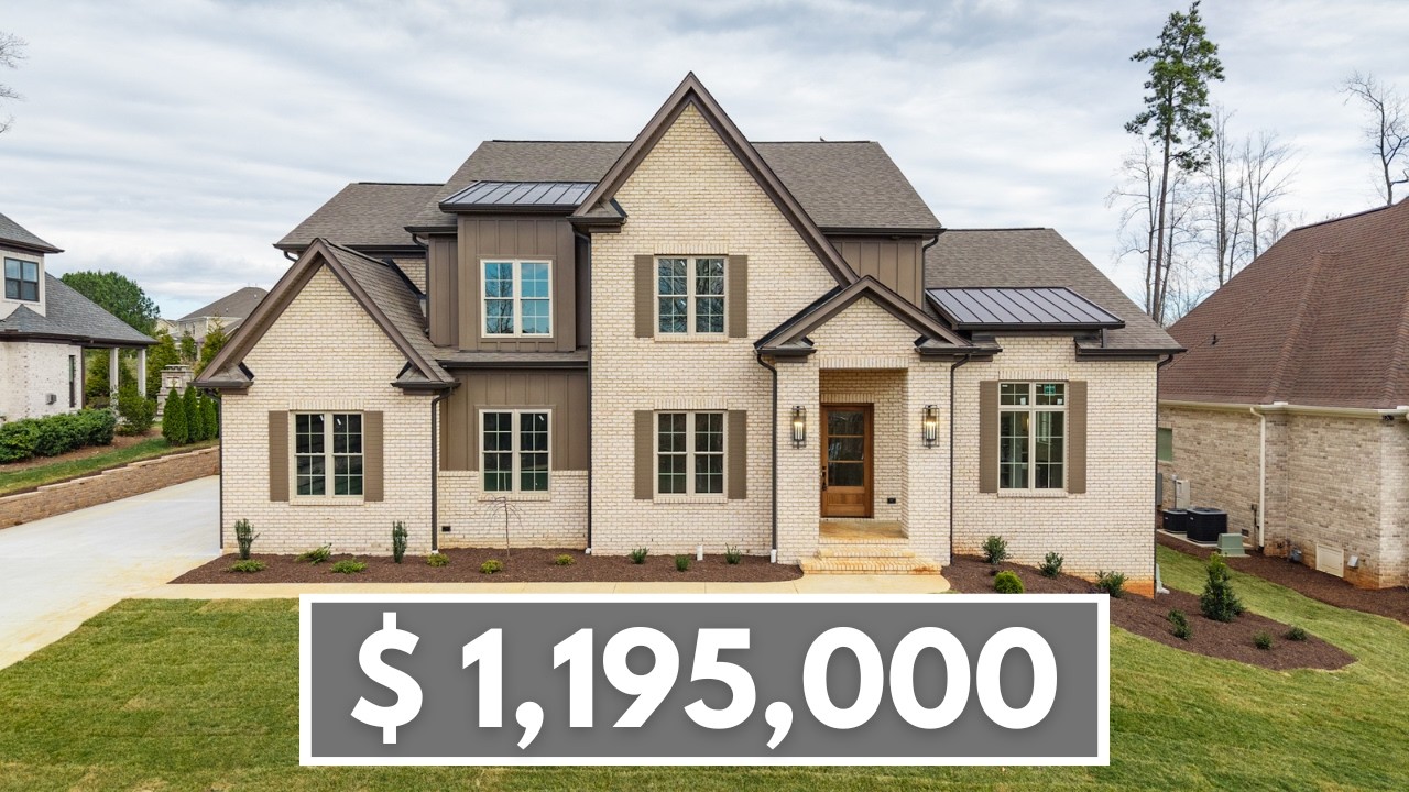 Inside a $ 1,195,000 stunning luxury home in Waterford at Lake, Burlington NC | The Wilson Home Team