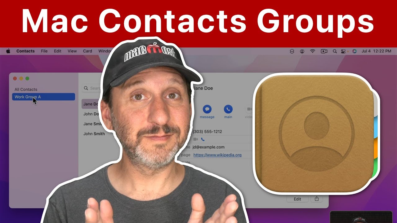 Using Contact Groups On a Mac