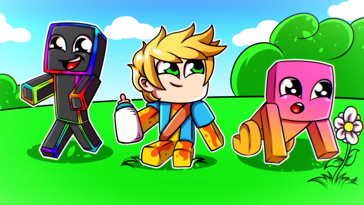 VIRAMOS BEBES NO MINECRAFT !