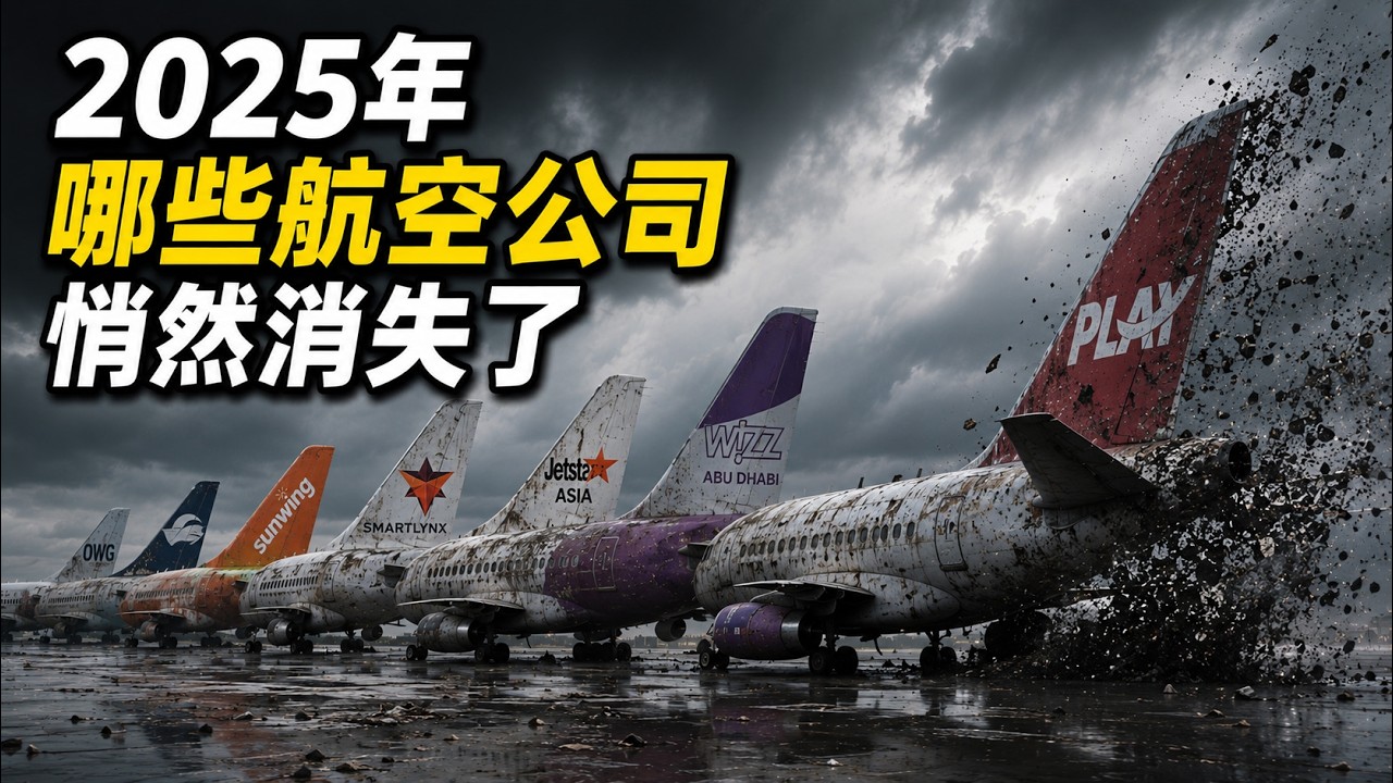 2025年，哪些航空公司悄然消失了？| Which Airlines Quietly Disappeared in 2025?