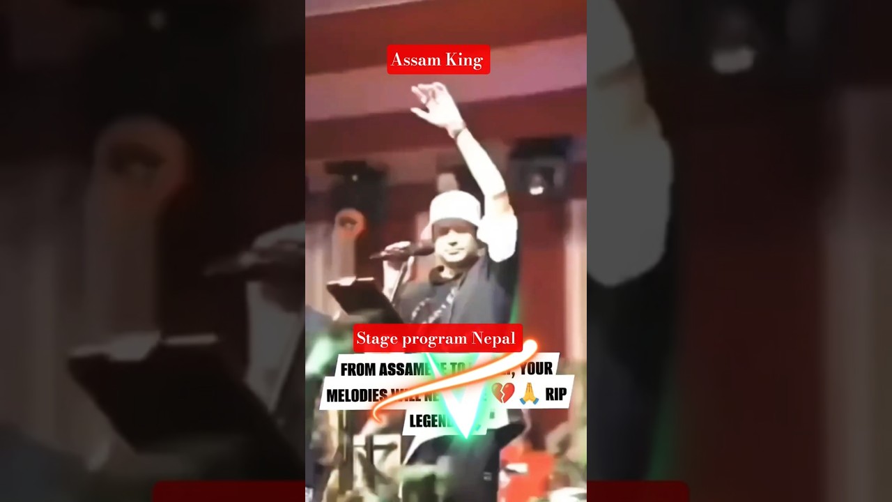 Zubeen Garg Live in Nepal 🇳🇵 | Assamese–Nepali Music Vibes | Stage Program 