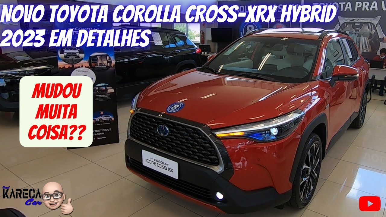 NOVO TOYOTA COROLLA CROSS  2023 XRX Hybrid EM DETALHES!!