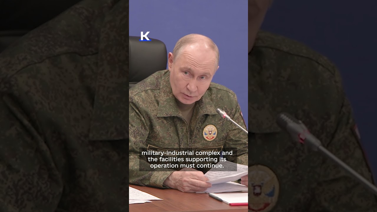 Putin says Russia's mass missile attacks on Ukraine 'must continue'