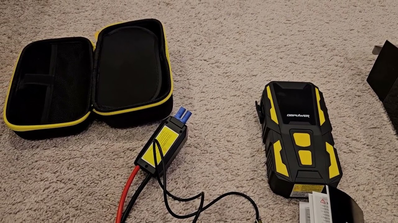 Power Bank that jump starts your car - DBPOWER Z07, Battery booster, Electric.