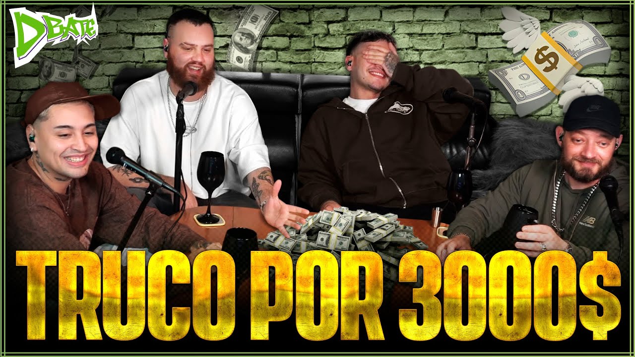💸 DTOKE & BARBA ROJA vs TIAGO PZK & DANI - TRUCO POR 3000 PUNTOS VERDES💸