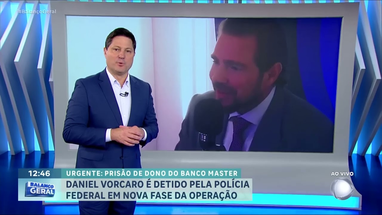 Daniel Vorcaro é preso novamente pela Polícia Federal após novas investigações sobre o Banco Master