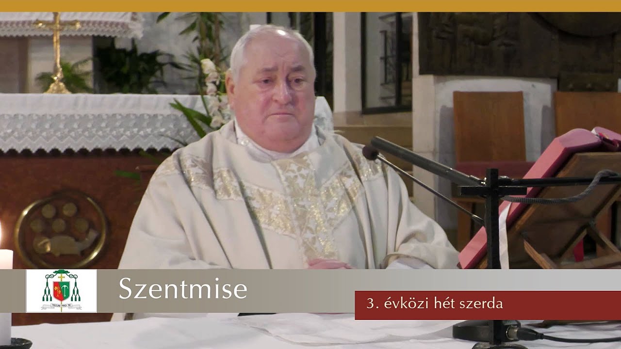 Katolikus szentmise  Aquinói Szent Tamás áldozópap | 3. évközi hét szerda | 2026.1.28. | Bíró László