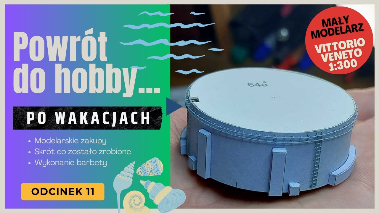 Vittorio Veneto - powr&oacute;t do sklejania i małe zakupy. Co zostało do zrobienia? Dziś wykonanie barbety