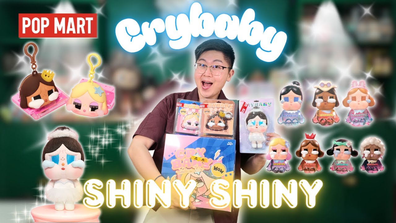 RARE CRYBABY SHINY SHINY ✨ POP MART Haul | Fragrance, Plush Pendant & Earphone Case