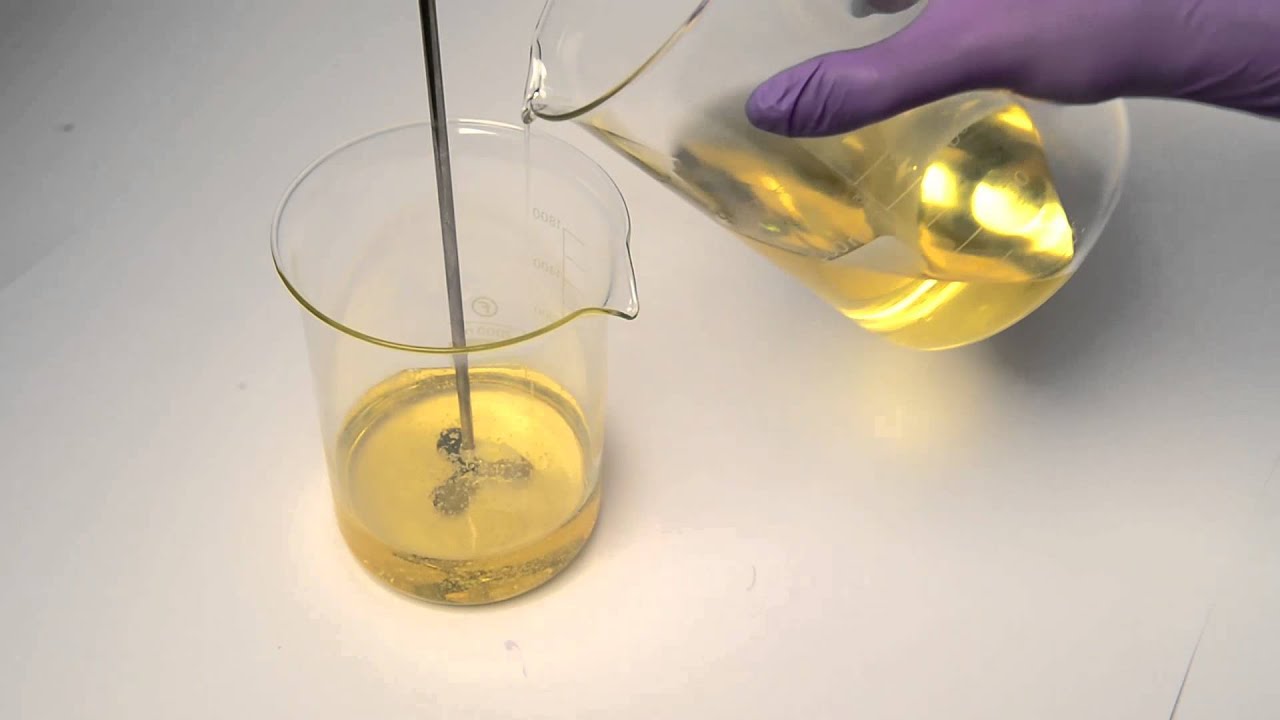 The examination of engine oil quality and colour