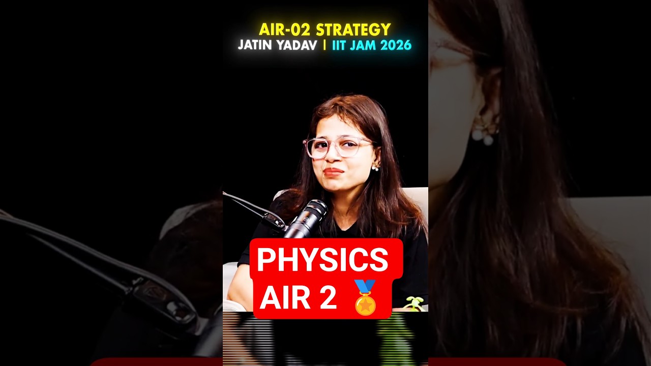 AIR 2 in IIT JAM 2026 🎯 | Topper Strategy Revealed