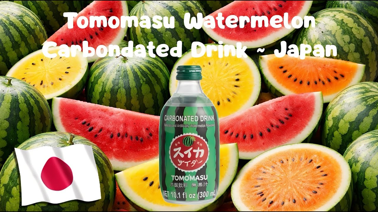 Tomomasu Watermelon Carbonated Drink (Japan)