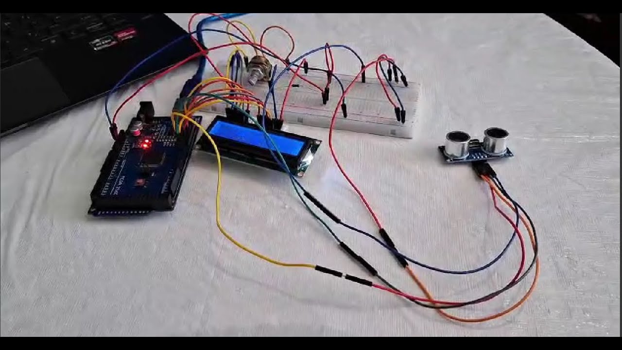 Sensor ultrasonico para medir niveles de agua en silos