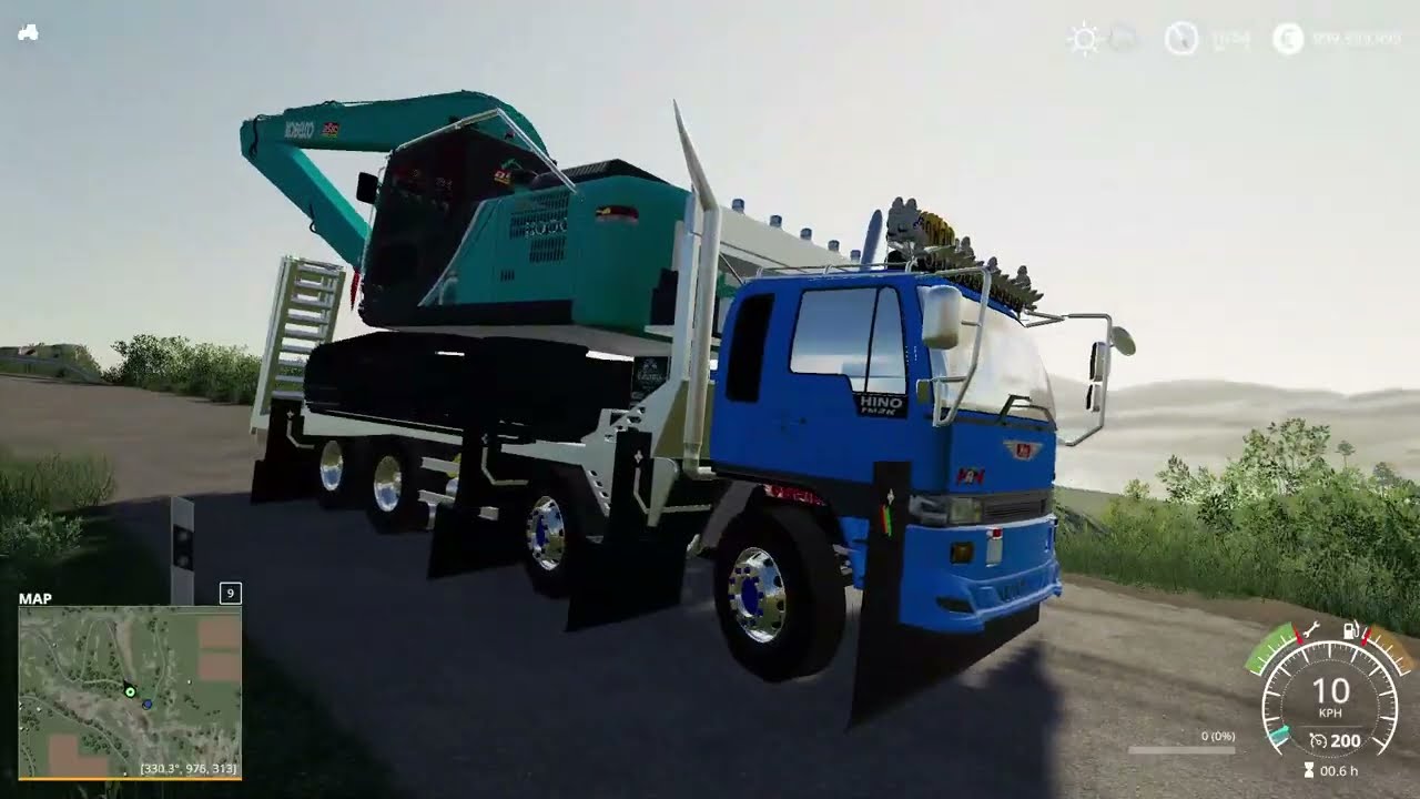 กู้รถพ่วง ในเกมส์ Farming Simulator 19