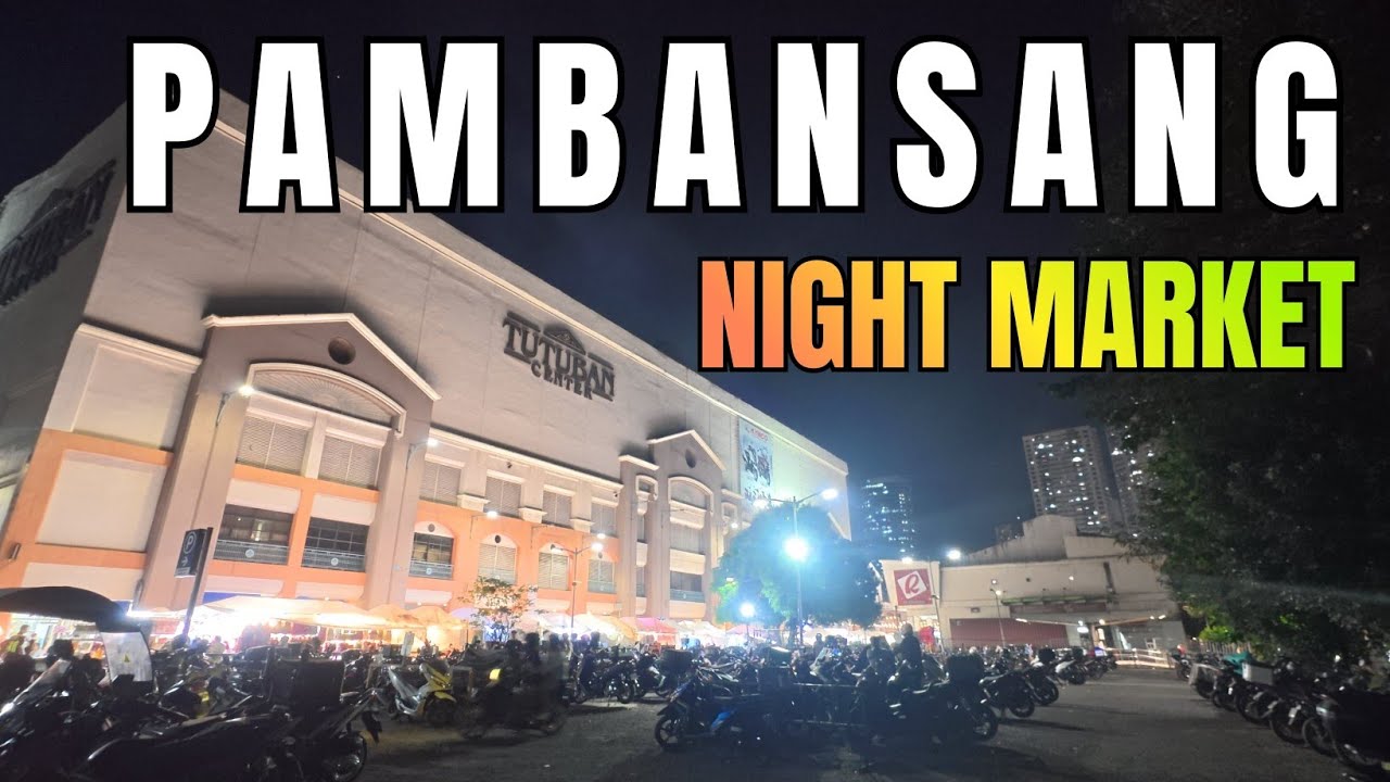 PAMBANSANG NIGHT MARKET | TUTUBAN | #travel #manila 