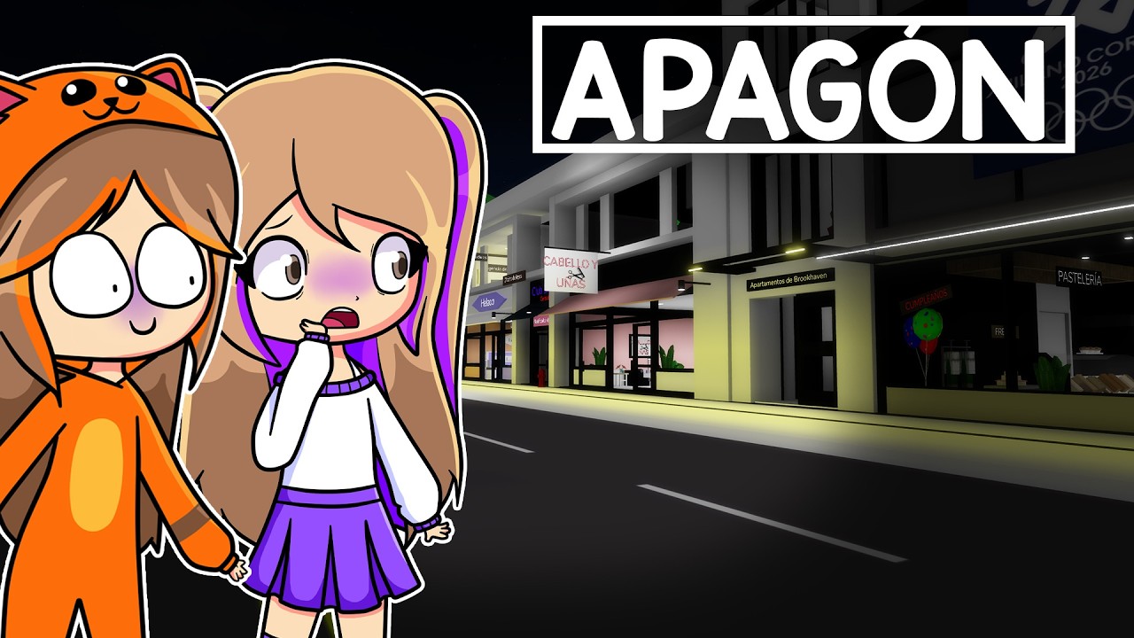 SOBREVIVIMOS al APAGON TOTAL de BROOKHAVEN con Mandarina en Roblox