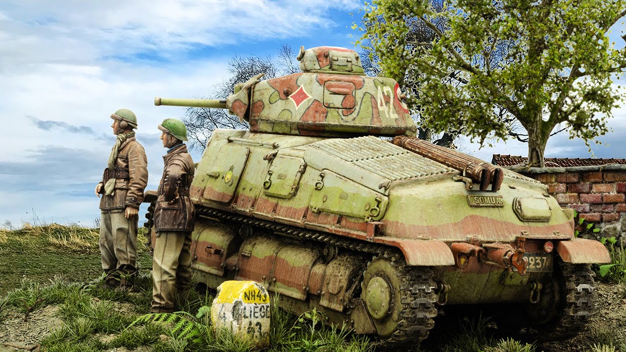 The Calm Before The Storm - Belgium 1940 Diorama