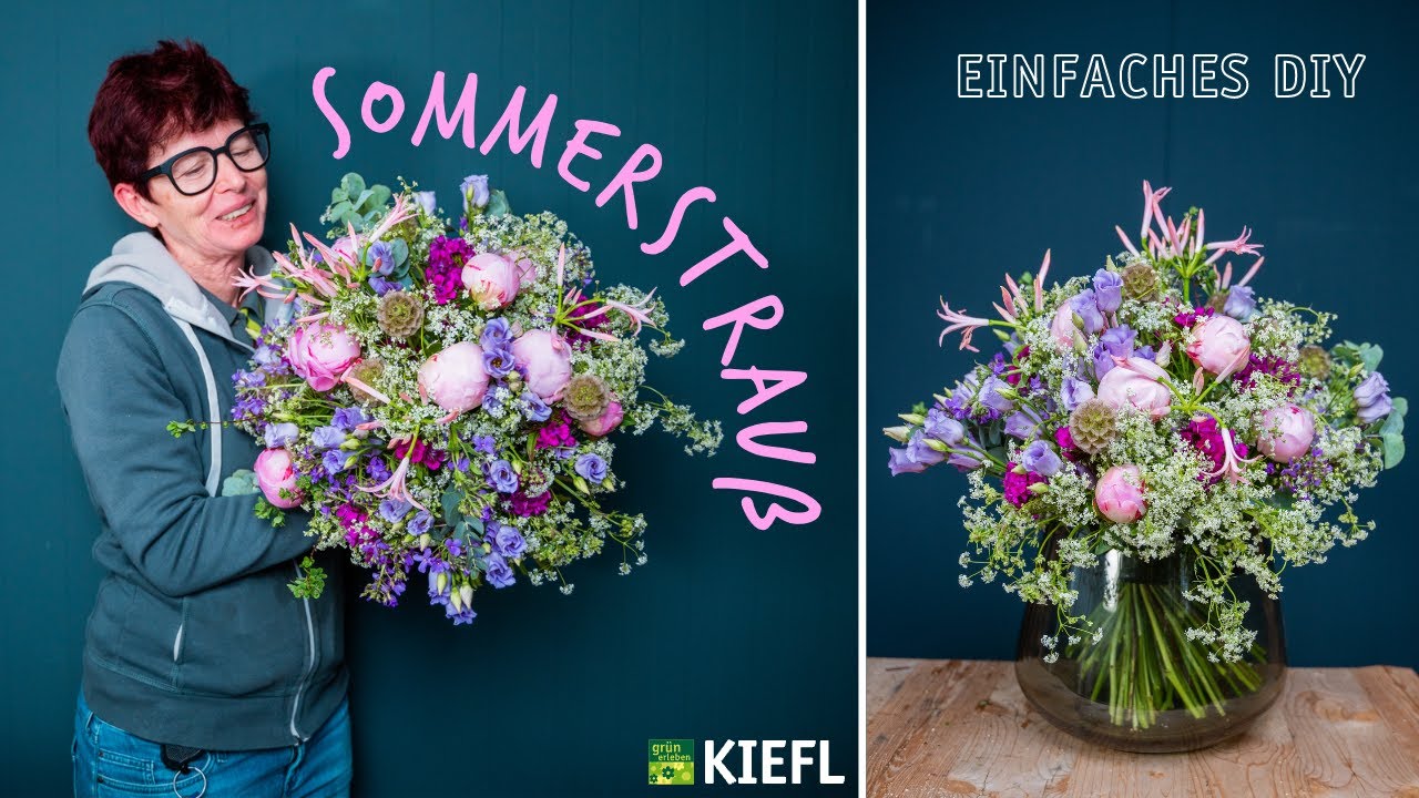 So bindest Du ganz einfach einen Strauß | DIY Tutorial 🌸