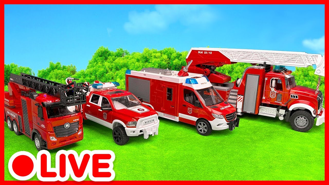 The Best Firefighter Adventure for Kids 🚒🔥 Cars & Vehicles for Kids | Kidibli