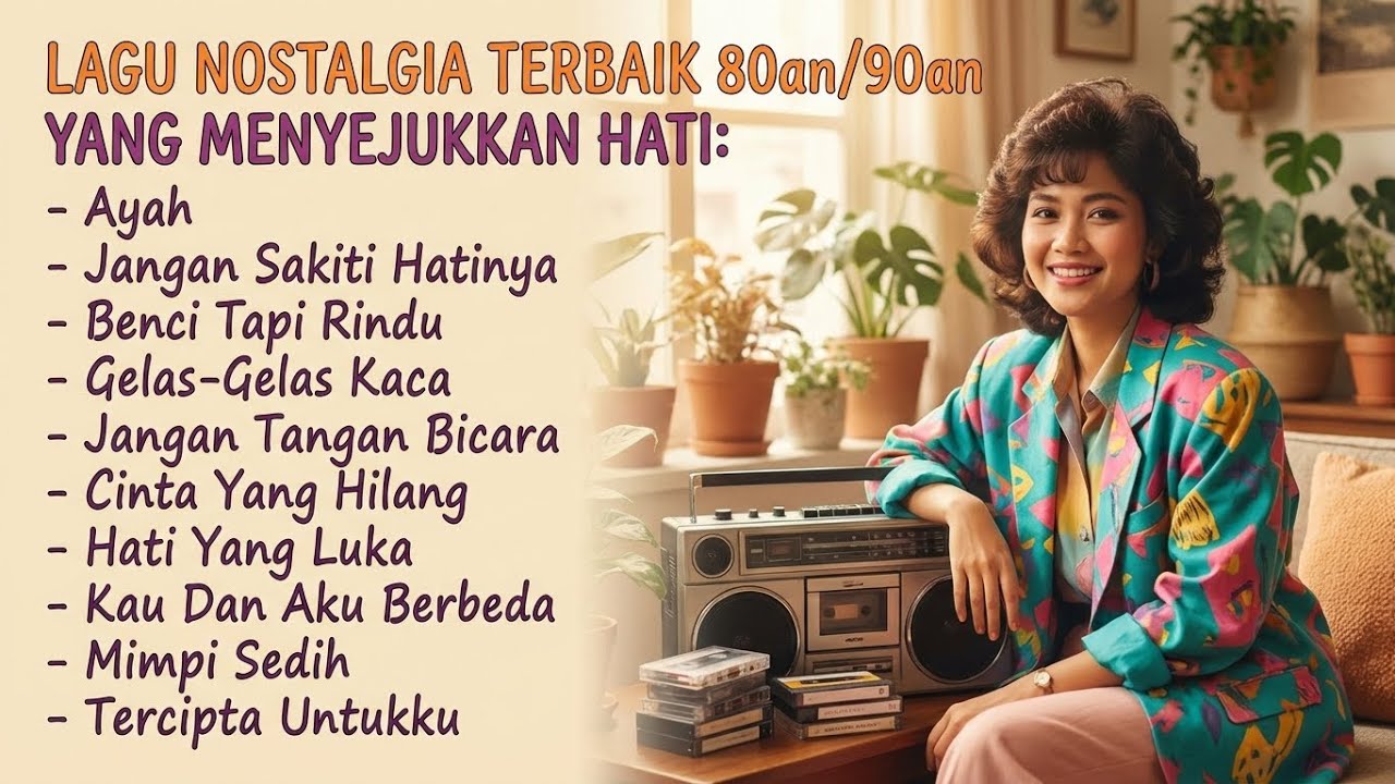 Kumpulan Lagu Nostalgia Indonesia 🎵 Tembang Kenangan 80an 90an untuk Menemani Hari-Harimu