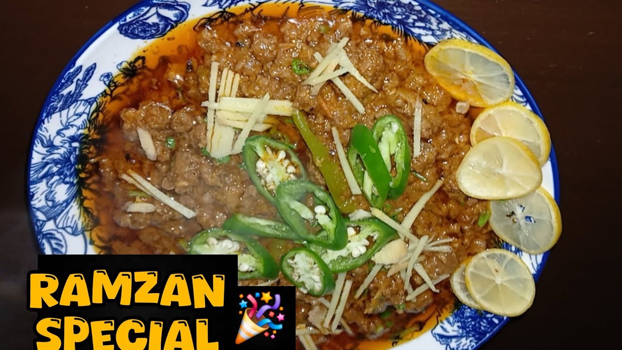 Dam Ka keema || Ramzan Special Quick and easy recipe || Keema Karahi 