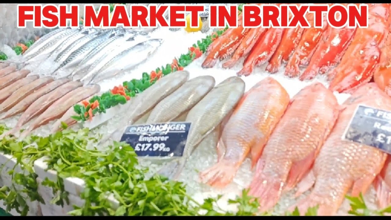 Brixton market to get some fish and just walk around