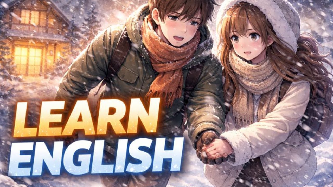 Everyday English Conversations for Beginners | Learn English with a Cozy Winter Story