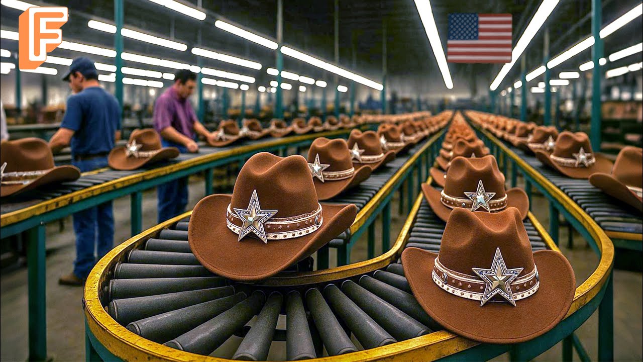 How Millions Of Cowboy Hats Are Made Inside American Mass Production Factory