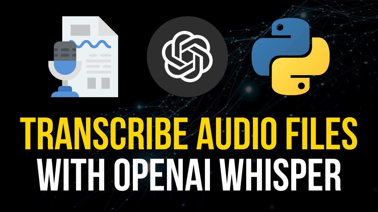 Transcribe Audio Files with OpenAI Whisper