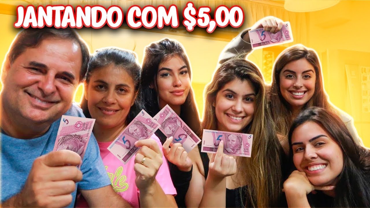 JANTAMOS COM 5,00 E MOSTRAMOS O QUE COMPRAMOS!