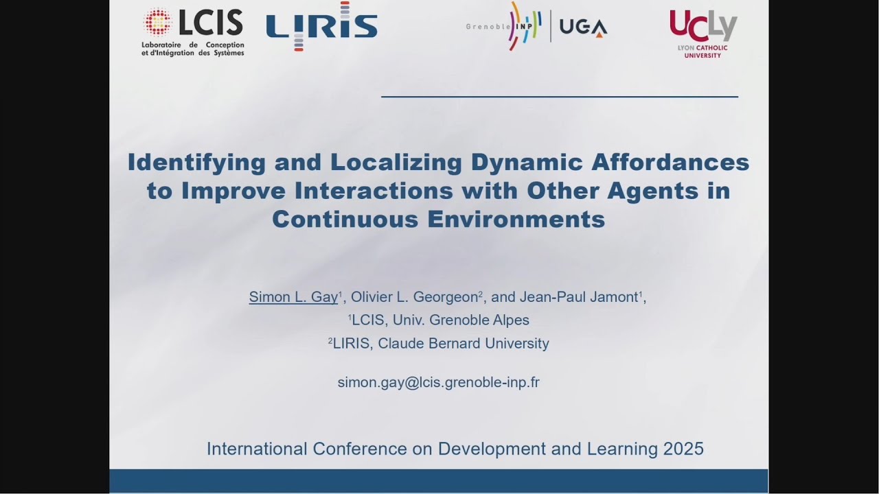 S. L. Gay et al.: Identifying and Localizing Dynamic Affordances to Improve Interactions with Other…