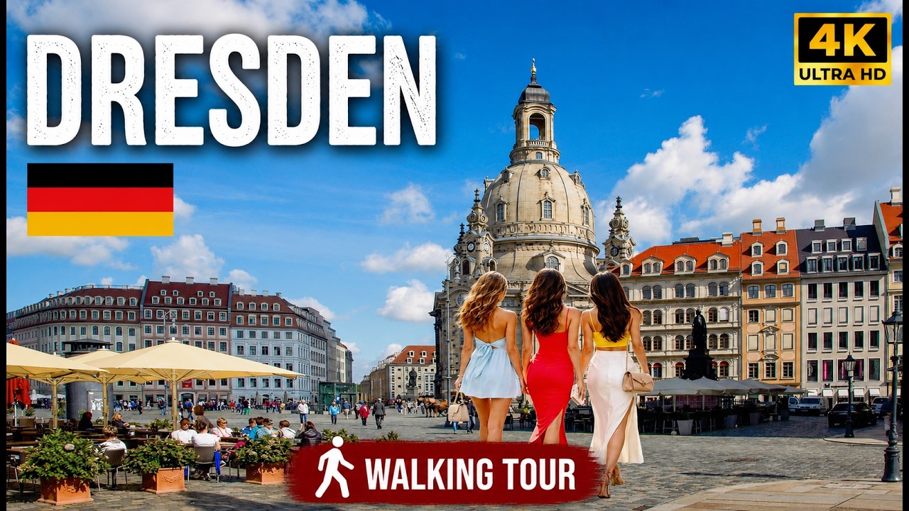🇩🇪 Dresden Walking Tour 2025 | 4K UHD City Walk Through Germany&rsquo;s Baroque Beauty