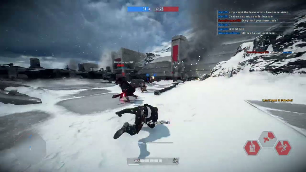 Han Slings guns on Starkiller like its the Wild West | #starwars #battlefront2 #gameplay